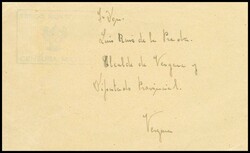 (1938ca). Dirigida a VERGARA. Marca TERCIO MONTEJURRA / CENSURA ...