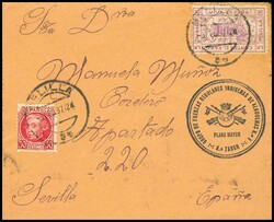 687. 1937. 30 cts carmín y Local Benéfico de 5 cts de MELILLA. ...