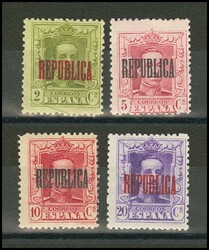 1/4. 1931. Serie completa. MAGNIFICA Y RARA. Edifil 2017: 300 Euros