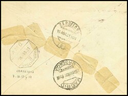 13. 1931. 30 cts lila carmín, diversos valores. MOLINS DE REI ...