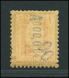 NE3hi. 1937. 30 cts carmín NO EMITIDO. SOBRECARGA INVERTIDA ...