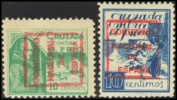 NE1/2. 1936. 10 cts azul y 10 cts verde. NO EMITIDOS. MAGNIFICOS Y ...