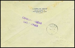 47/49. 1938. 2´50 pts sobre 20 cts, 5 pts sobre 25 cts, 10 pts sobre ...