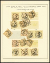 (1852ca). Espectacular conjunto-colección de fiscales de LIBROS DE ...
