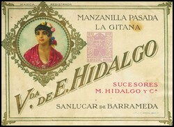 (1923ca). 20 cts lila TIMBRE MOVIL. Impreso sobre etiqueta (botella ...