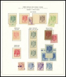 1939. Espectacular conjunto de variedades, maculaturas y ensayos de ...