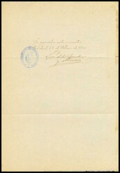 1900. 2 pts carmín castaño POLIZAS sobre documento completo de ...