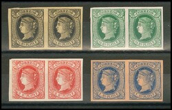 12(2), Ant.10/12(2). 1864. Serie completa, en parejas (cuatro ...