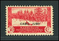 80d. 1935. 30 cts rojo. DENTADO 10. MAGNIFICO Y RARO. Edifil 2018: ...