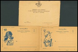 EPM1/10. 1953. Juego completo de las diez Tarjetas Postales Militares ...