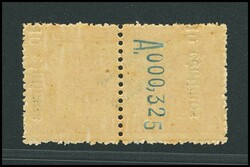 66hea. 1916. 10 cts sobre 20 cts. Ñ" de ESPAÑOL rota. MAGNIFICA."