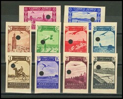 186/95MTs. 1938. Serie completa. SIN DENTAR y TALADRO MUESTRA. ...