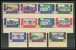 280/90s. 1948. Serie completa, borde de hoja. SIN DENTAR. MAGNIFICA. ...