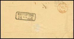12. 1876. 1 pts negro. PUERTO RICO a MALAGA. MAGNIFICA Y ...