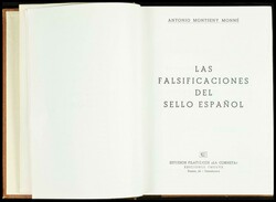 1966. LAS FALSIFICACIONES DE SELLO ESPAÑOL. Antonio Montseny Monné. ...