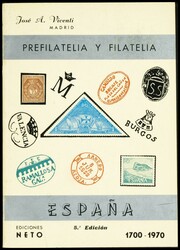 1969. CATALOGO, PREFILATELIA Y FILATELIA ESPAÑOLA (1700-1970). Jose ...