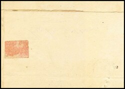 1858. CAMBADOS (PONTEVEDRA) a SANTIAGO. Marca A", en negro de abono ...