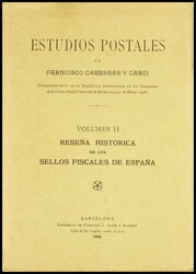 1908. ESTUDIOS POSTALES RESEÑA HISTORICA DE LOS SELLOS FISCALES DE ...