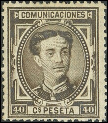 178. 1876. 40 cts castaño. MAGNIFICO