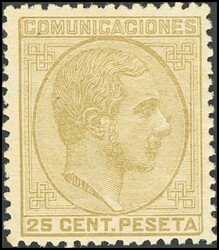 194. 1878. 5 cts sepia. Color excepcional. MAGNIFICO