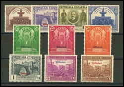 620/29. 1931. Serie completa. MAGNIFICA. Edifil 2026: 80 Euros