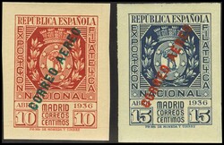 729/30. 1938. Serie completa. MAGNIFICA. Edifil 2026: 500 Euros