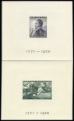 864/65. 1938. Hojas bloque. SIN DENTAR. MAGNIFICAS. Cert. CEM. Edifil ...