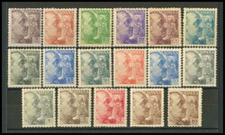 919/35. 1940. Serie completa. MAGNIFICA. Edifil 2026: 420 Euros