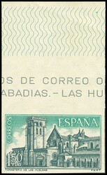1946s. 1969. 1´50 pts azul y pizarra, borde de hoja. SIN DENTAR. ...