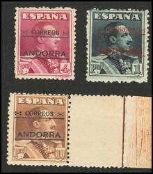 10N, 11/12N, 14N. 1928. 1 pts pizarra, 4 pts carmín violeta, 10 pts ...