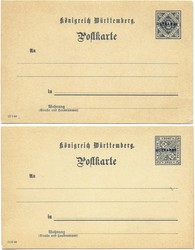 100: Old German States Wurttemberg - Collections