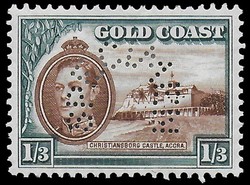 1941 1s3d new denomination perforated SPECIMEN type D20 – SG 129s ...