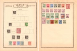 1869 to 1902 — 2 pages from the Royal Swedish General Post Office ...
