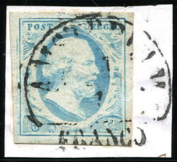 AMSTERDAM B type III (de H/S R) op 5 cent nr. 1k-Pl.III-73. Prachtex. ...