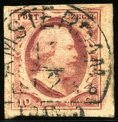 AMSTERDAM C type III (de H/S 50) op 10 cent nr. 2g-Pl.IV-70. Breed ...