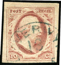 BEVERWYK C type II (de H/S 800) op 10 cent nr. 2b-Pl.I-23. Vol tot ...