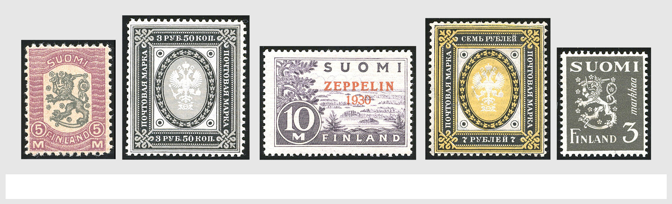 FINLAND 1891-2012, */** in 3 Davo albums with some better material f ...