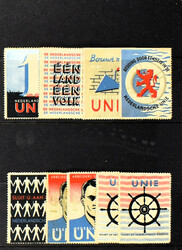 NEDERLAND TWEEDE WERELDOORLOG inclusief nasleep, 41 poststukken w.o. ...