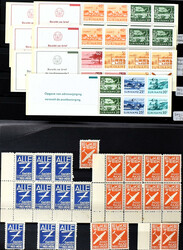 N.O.G. VARIA, zegels en series los en in veldeeltjes, plaatnummers, ...