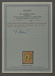 46B, 1 gulden bruin en olijfgroen, Lt. 11½ x 11, postfris prachtex. ...
