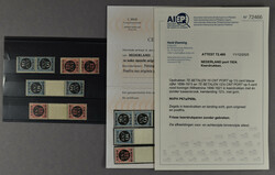 P67a/P68b, keerdrukken zonder en met tussenstrook, postfrisse ...