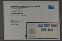 E29, Zomer 1957, onbeschreven prachtcover met attest Vleeming (2019) ...