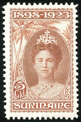 104/110, Jubileum 1923, 5 cent t/m 5 gulden, cpl. postfrisse ...