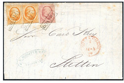 Buitenlandse bestemmingen. Duitsland. Pruisen. 10 Cent nr. 5A (zeer ...