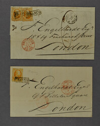 Buitenlandse bestemmingen. Engeland. 15 Cent nr. 6B op briefomslag ...