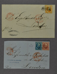 Buitenlandse bestemmingen. Engeland. 15 Cent nr. 6B op frisse ...