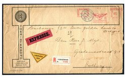 Grootformaat bruine envelop van de ANWB onder rembours van fl. 7,02 ...