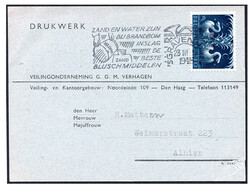 Enkelfrankeringen Germaanse symbolen op lokaal te 's-Gravenhage ...