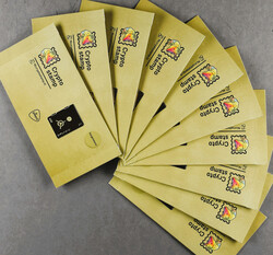 Nederland, doosje met 72 Crypto zegels (aangetekend)