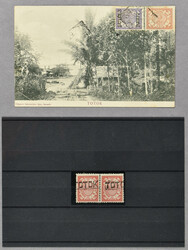 Naamstempel TOTOK (dus geen Ratatotok!) op 5 cent nr. 46. Prachtpaar ...